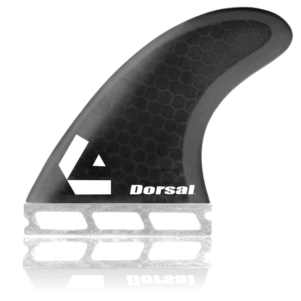 DORSAL Surfboard Fins Thruster 3 Set Future Compatible Hexcore Thrusters Futures Fins