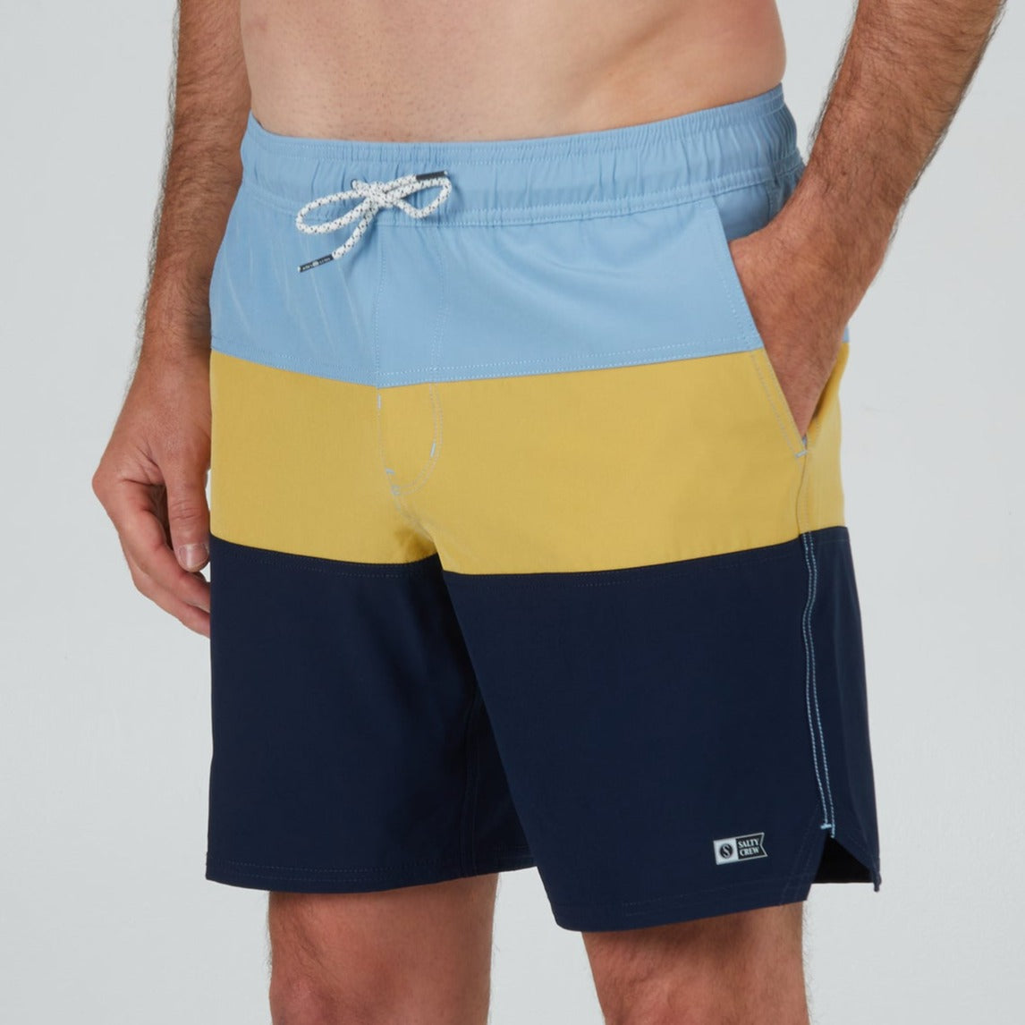 Salty Crew Beacon's 2 Elastic Boardshorts - Seaweed Mens Boardshorts