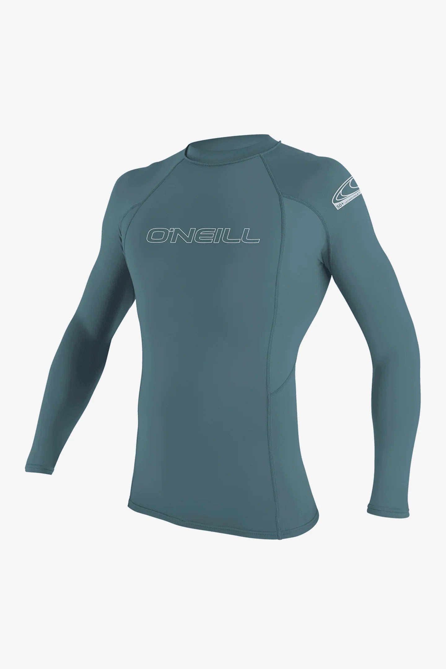 Oneill Basic Skins L/S Crew Rashguard Dusty Blue Rashguard Sun Protection