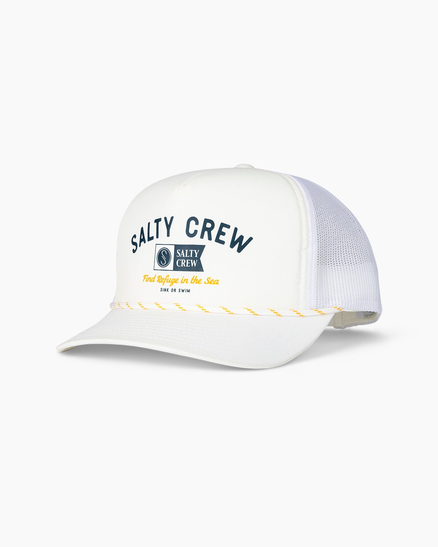 Salty Crew Surf Club Women's Trucker Hat - Off White Hats