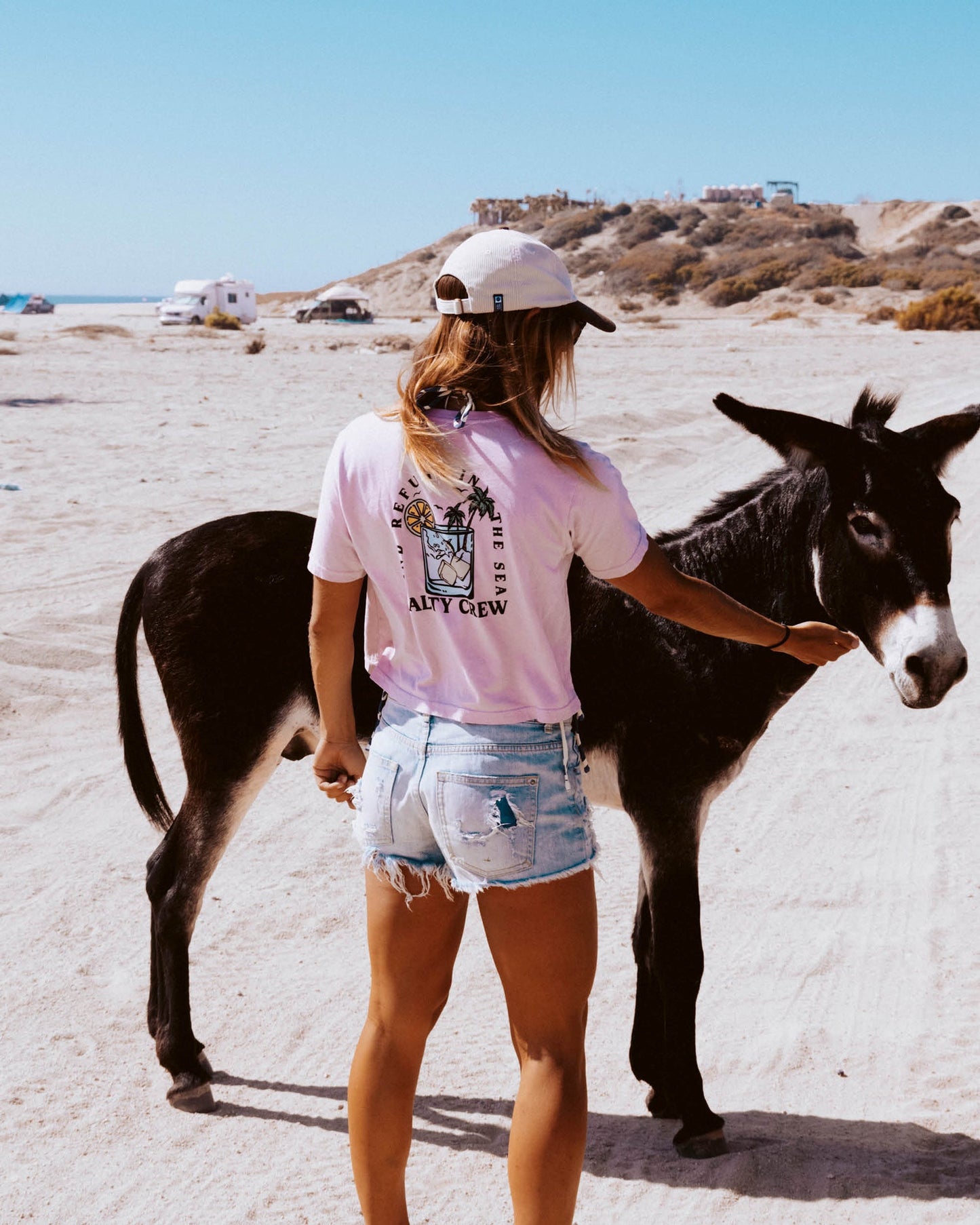 Salty Crew Ocean Spray Women's Crop T Shirt - Pale Orchid Womens T Shirt