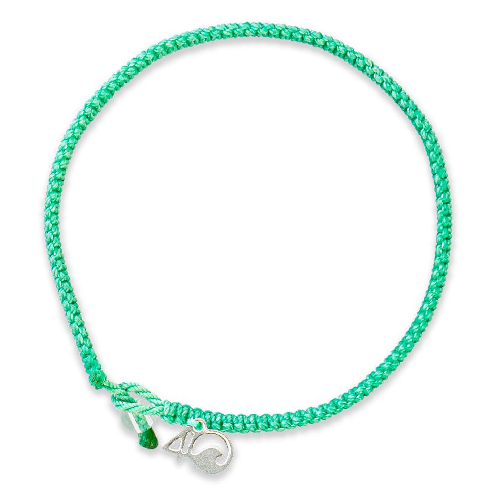 4Ocean braided bracelet Loggerhead Sea Turtle Edition - SeaGreen Jewelry