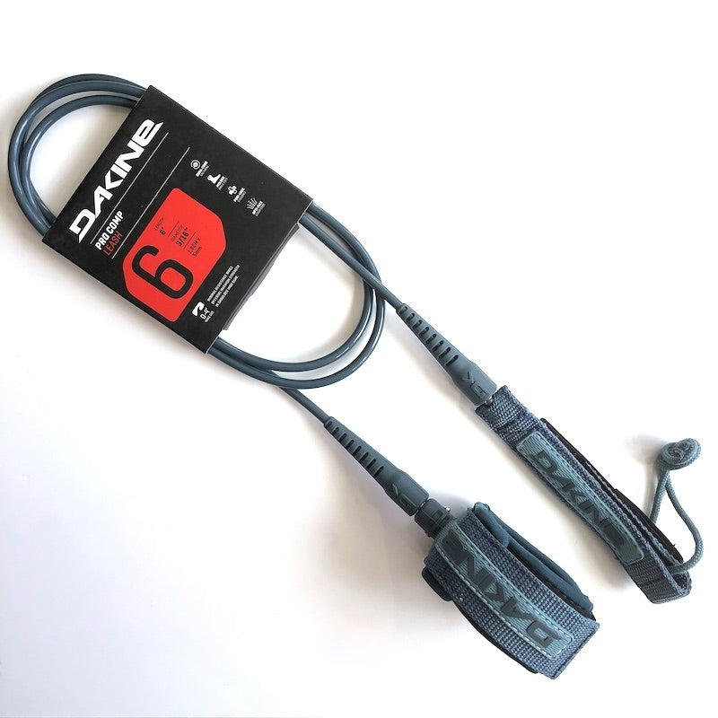 Dakine Pro comp 6' x 3/16 Surf Leash - Ast Colors Surf Leash Vintage Blue
