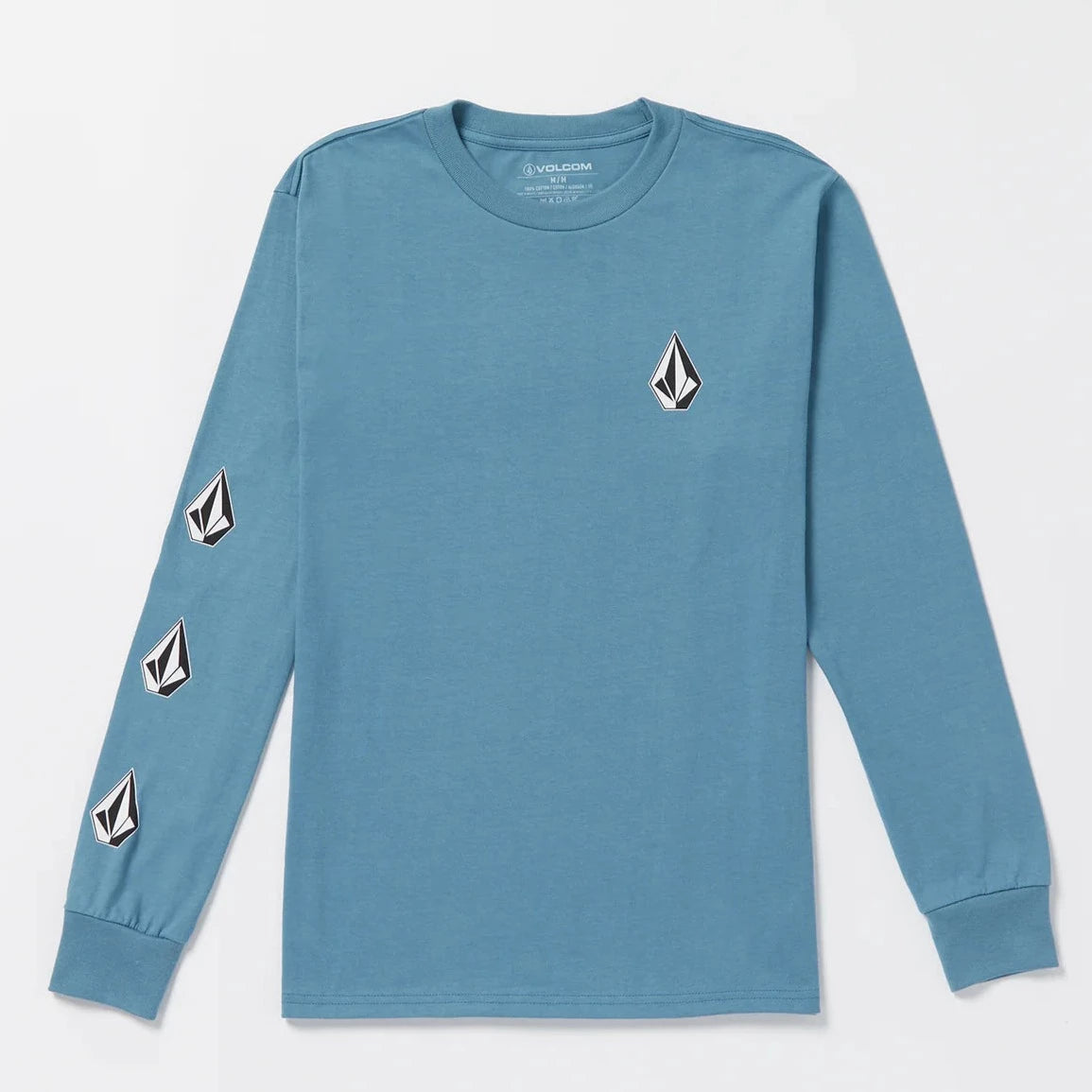 Blue online volcom shirt