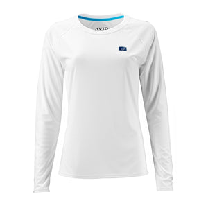 Avid Women's Core AVIDry 50+ UPF Sunshirt - White Womens Rashguard