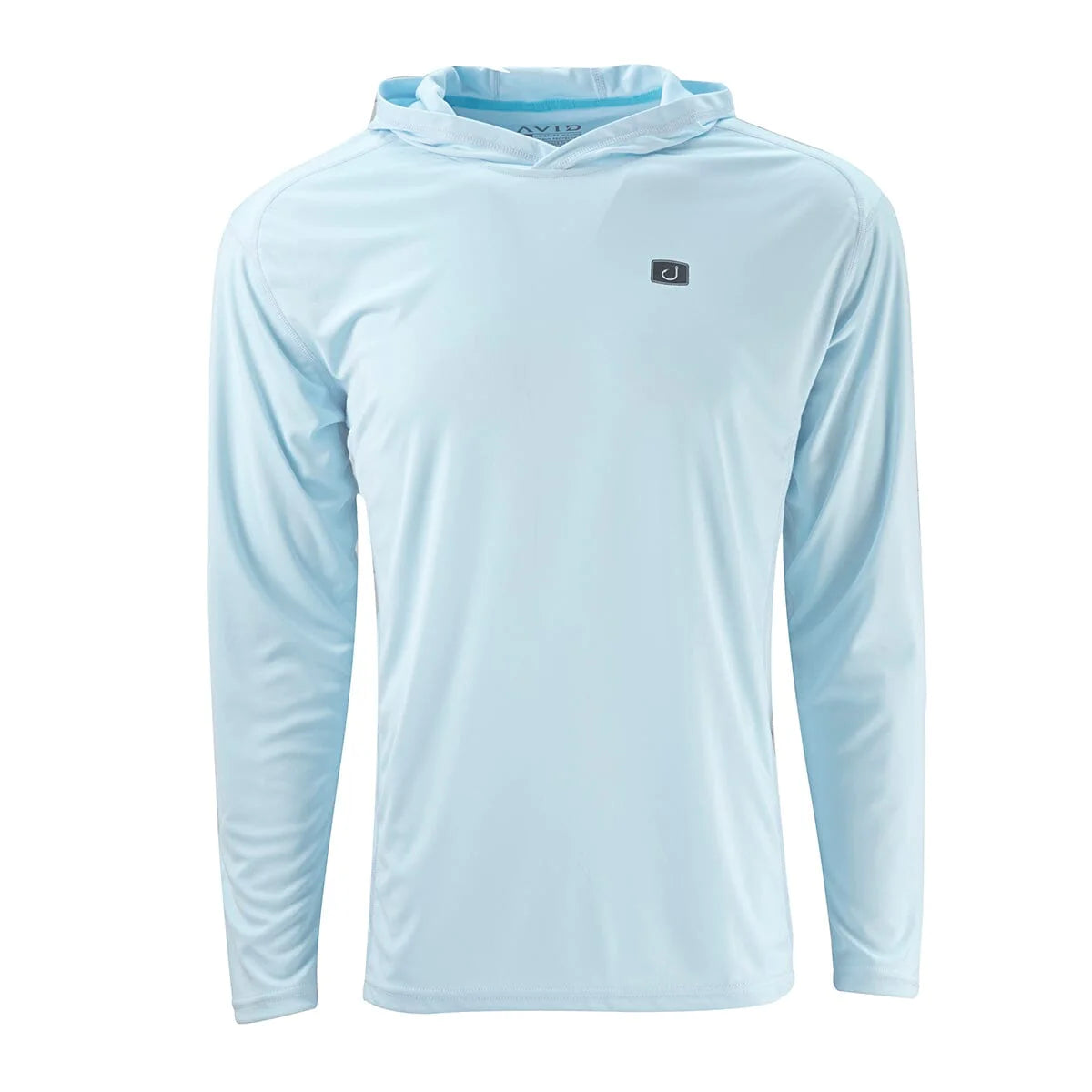 Avid Women's Kinetic Hooded AVIDry 50+ UPF Sunshirt - Ice Blue Rashguard Sun Protection