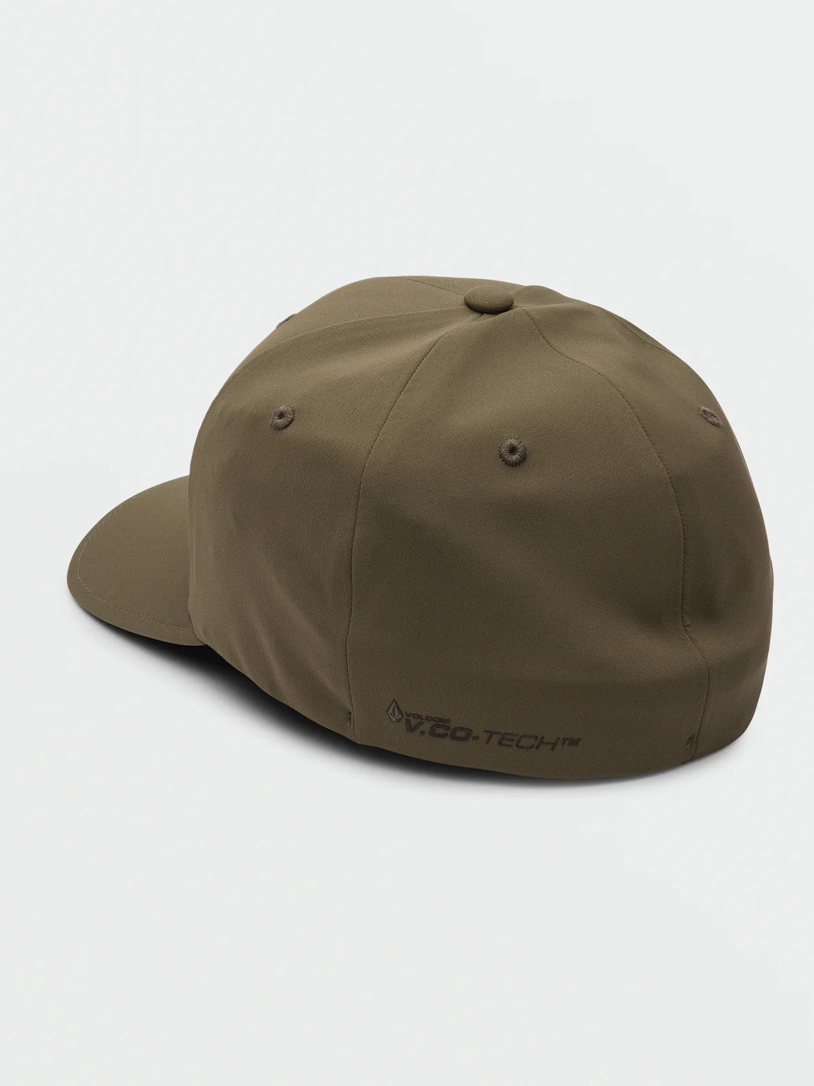 Volcom Stone Tech Delta Flexfit Hat - Service Green Hats
