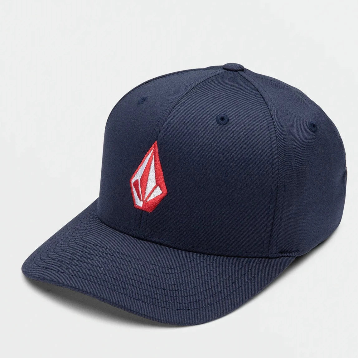 Volcom Full Stone Flexfit Hat - Navy Combo Mens Hat
