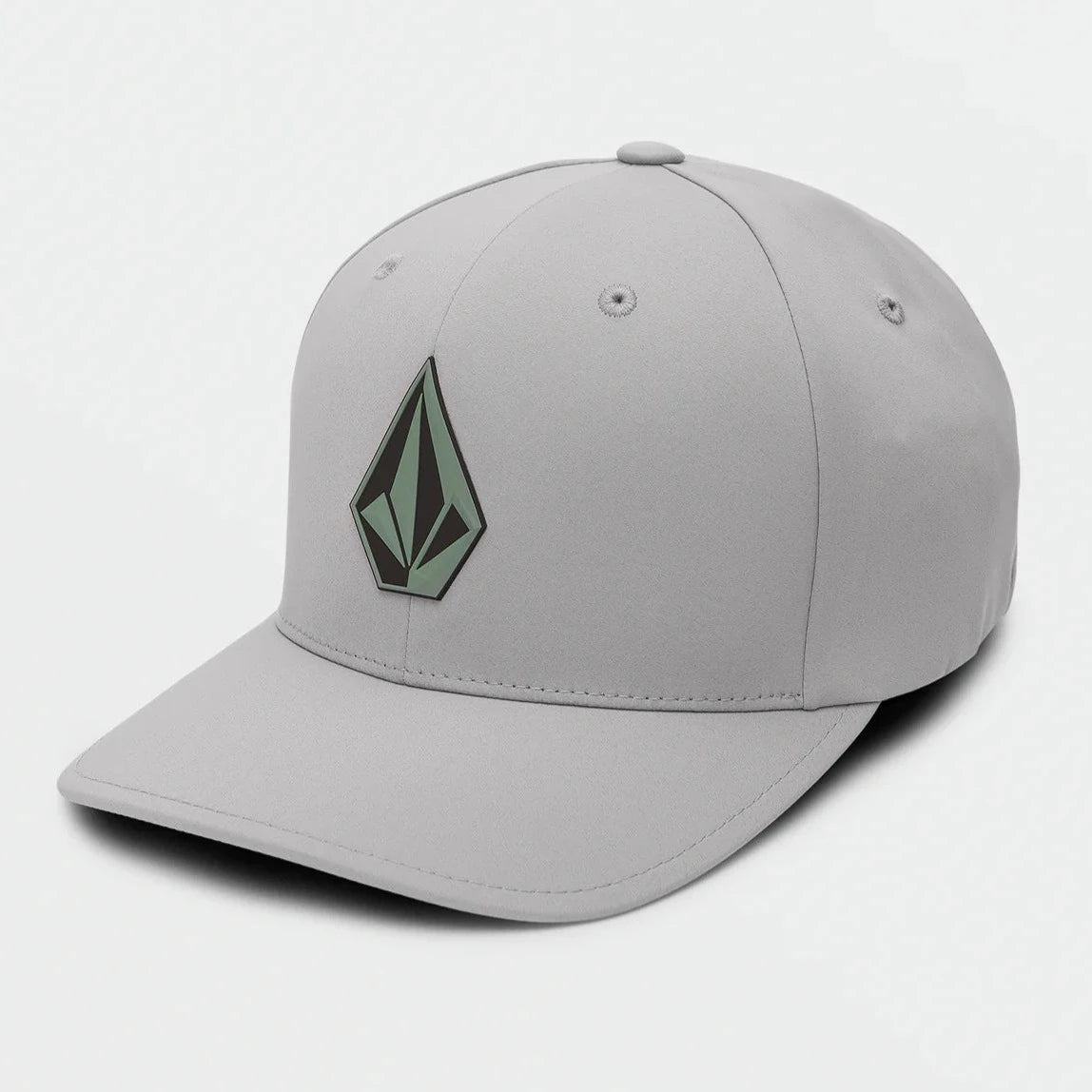 Volcom Stone Tech Delta Flexfit Hat - Grey Hats