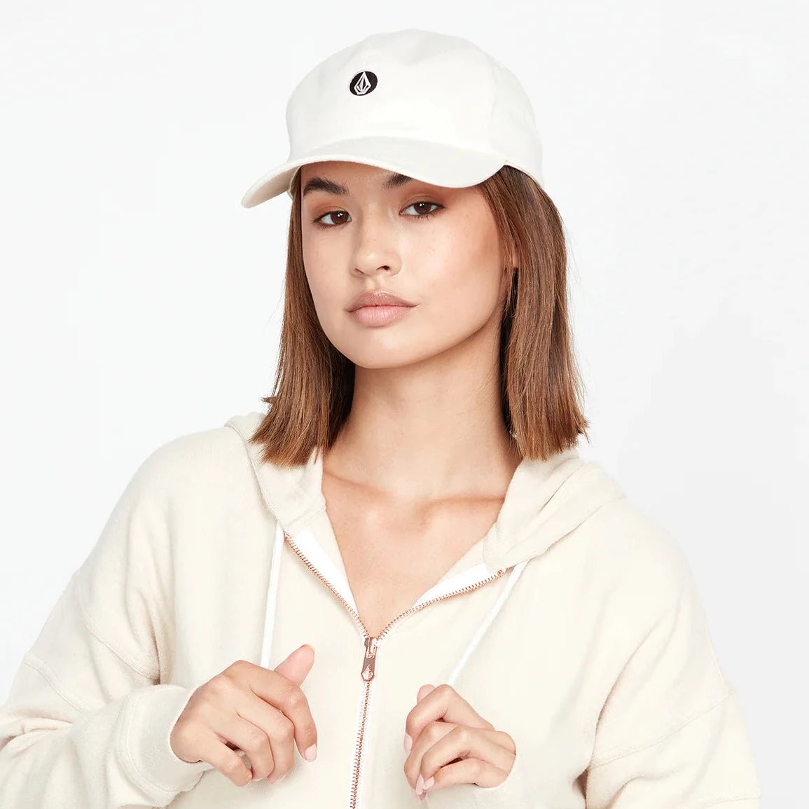 Volcom Circle Stone Dad Hat - Off White Womens Hats