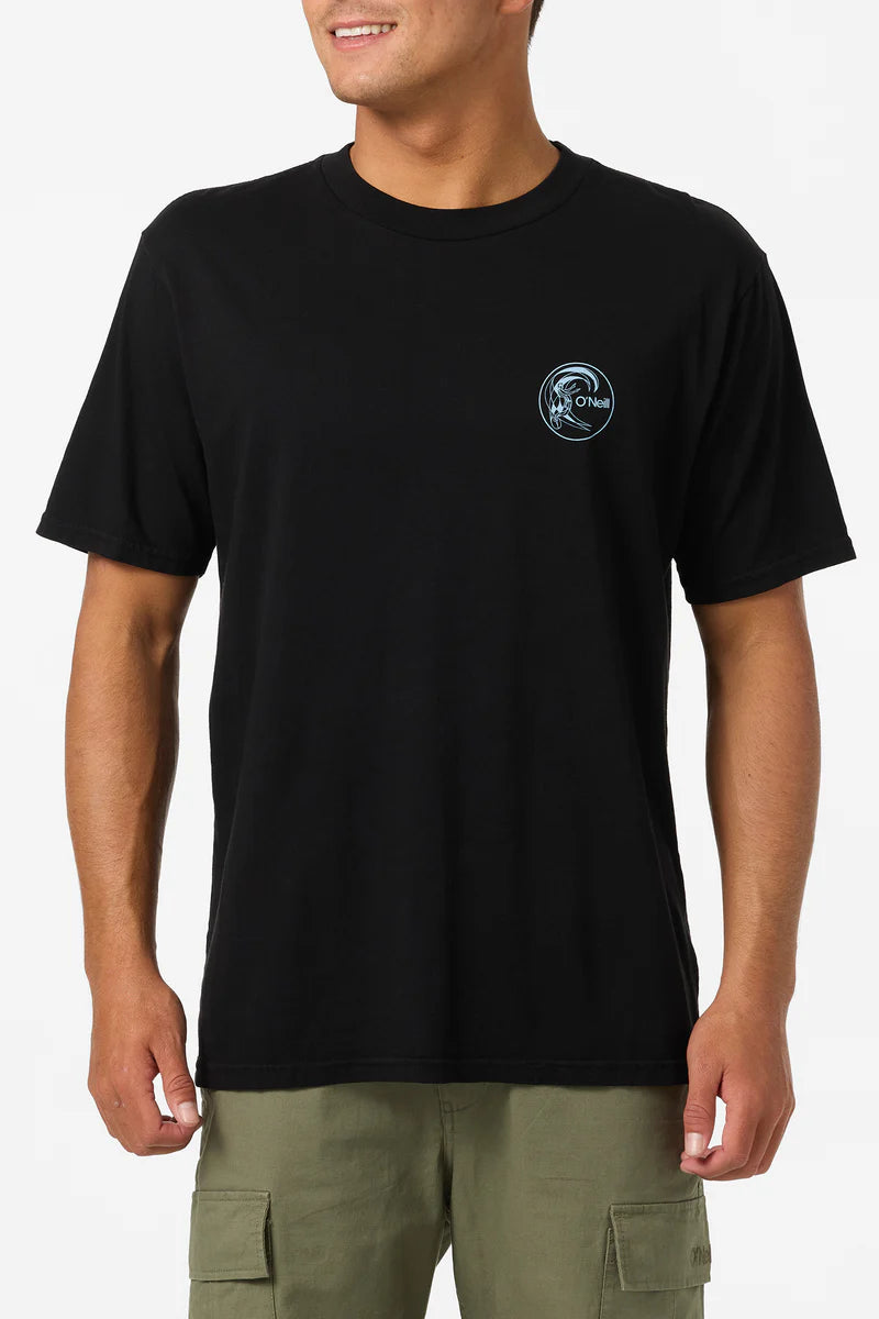 O'Neill OG Lineup Men's Tee Shirt - Black Mens T Shirt