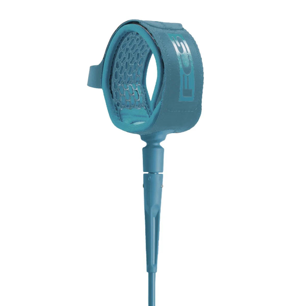 FCS 6' Comp Essential Leash Leash Tranquil Blue