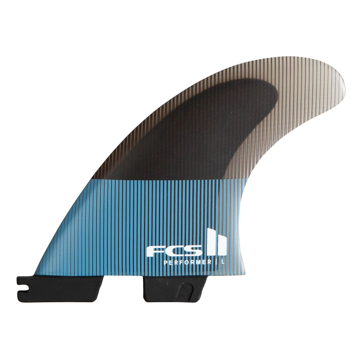 FCS 2 Performer PC Glass Quad Surfboard Fins - Blue 4 Fin Set Fins