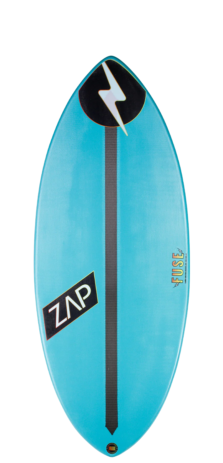 Zap Fuse Skimboard 52" , 54" w/ Carbon Stripe skimboard Fuse 52 Teal Carbon stripe
