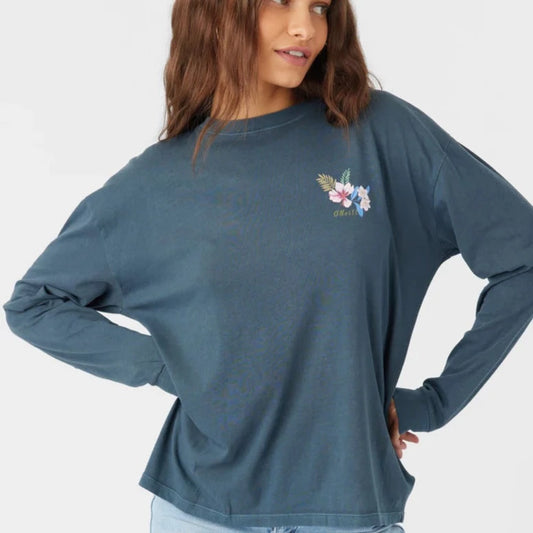 Oneill Longboard LS Women's Tee - Slate Womens T Shirt