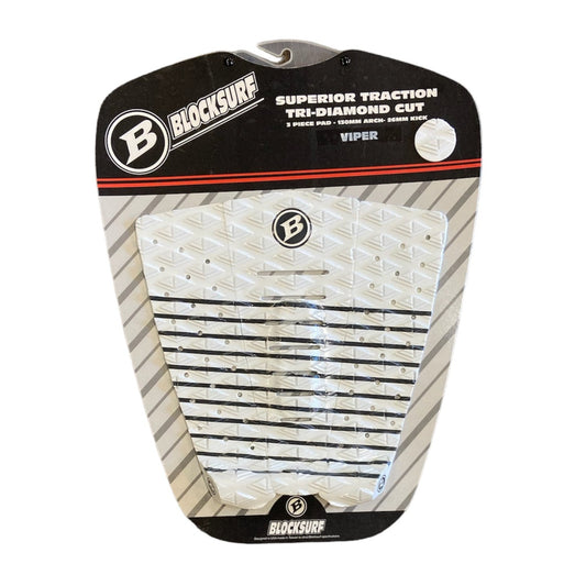 Block Surf Viper Traction Pad - White traction pad
