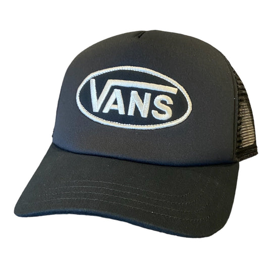 Vans Quick Patch Curved Bill Trucker Hat - Black Mens Hat