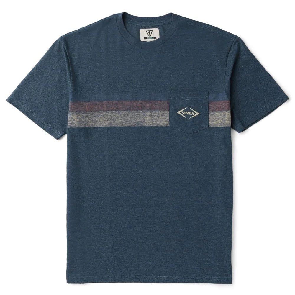 Vissla Speed Line Premium Cosmic Wash Tee - Midnight Mens T Shirt