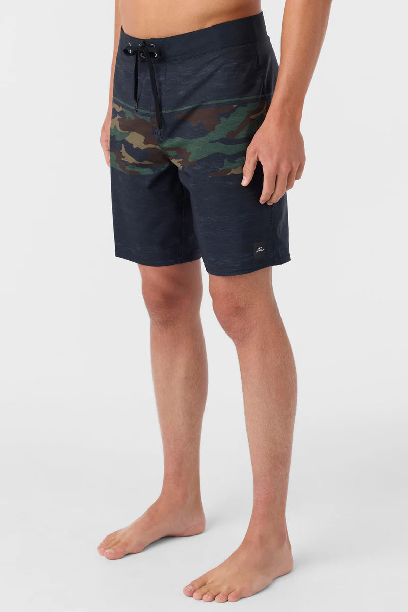 O'Neill Hyperfreak Heat Block 19" Boardshorts - Black OG Camo Mens Boardshorts