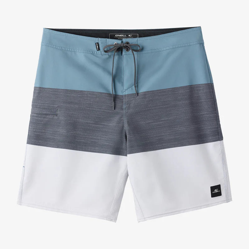 O'Neill Hyperfreak Heat Block 19" Boardshorts - Trooper Grey Mens Boardshorts