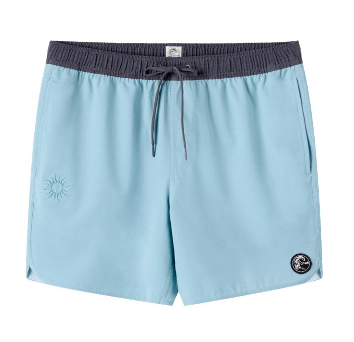 O'Neill OG Solid Volley Shorts 16" - Mid Blue Arona Mens Boardshorts