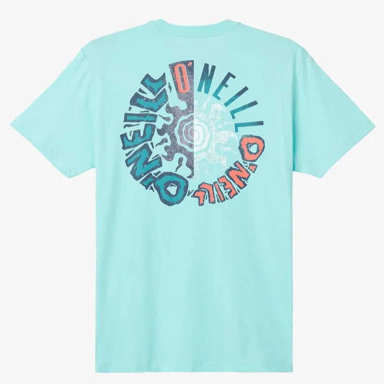 O'Neill Eclipse SS Men's Tee - Turquoise Blue Mens T Shirt