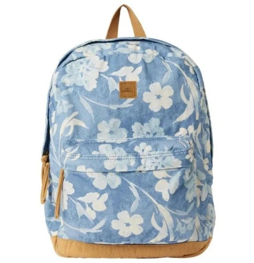 Oneill Shoreline Backpack - Black Floral - Vintage - Blue Backpack Infinity Blue