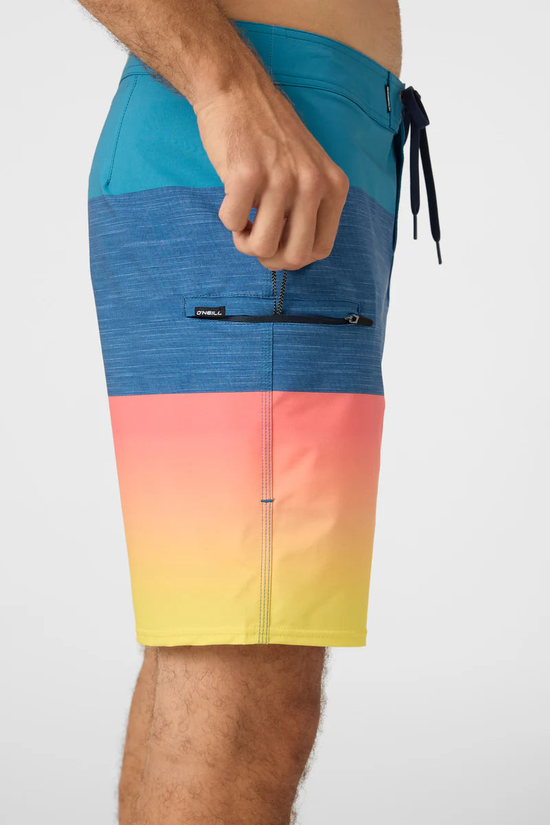 O'Neill Hyperfreak Heat Block 19" Boardshorts - Stormy Mens Boardshorts
