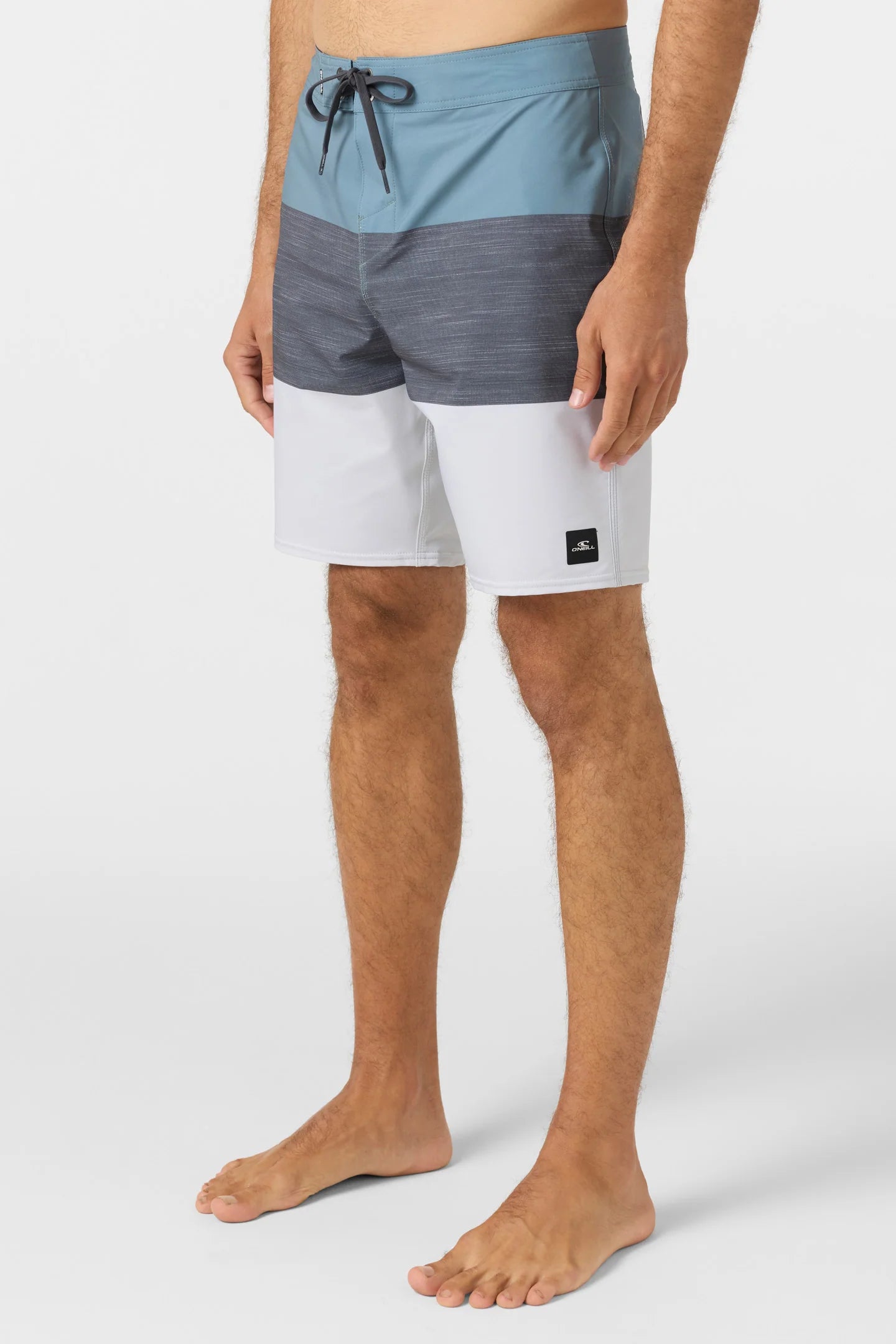 O'Neill Hyperfreak Heat Block 19" Boardshorts - Trooper Grey Mens Boardshorts