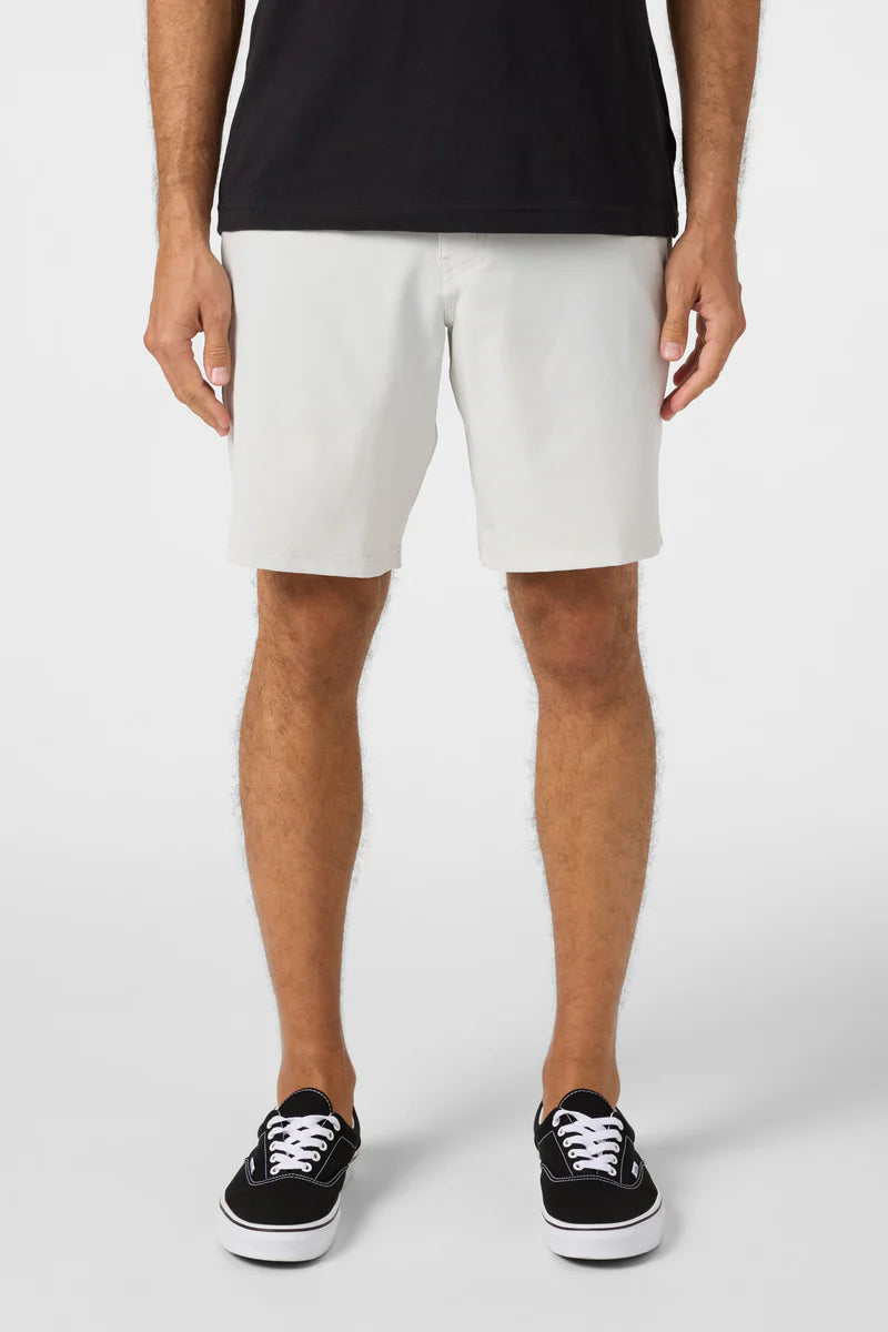 Oneill Reserve Heather 19" Hybrid Shorts - Heather Fog Mens Shorts