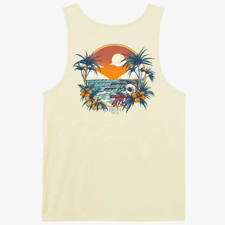 Oneill Hermit Tank - Light Yellow Mens Tank