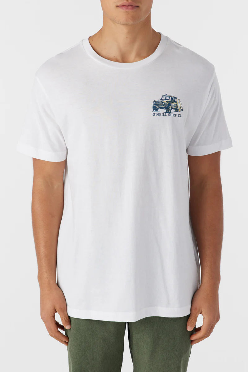 O'Neill Free Whellin Men's Tee - White Mens T Shirt