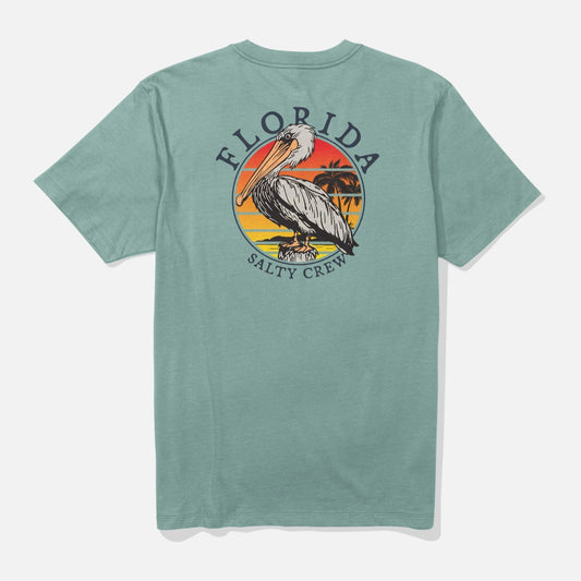 Salty Crew Florida Perched Men's S/S Premium Tee- Mackerel Mens T Shirt