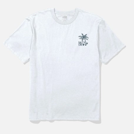 Salty Crew Ink Day Off Classic S/S Tee - White Mens T Shirt