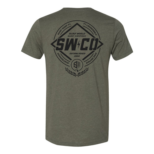 Surf World Boltz Recon Tee - Army Heather Mens T Shirt