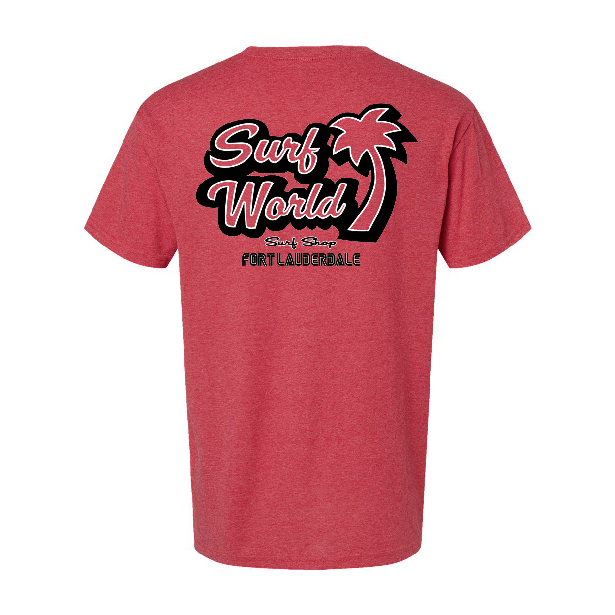 Surf World FL Motion Tee - Heather Red