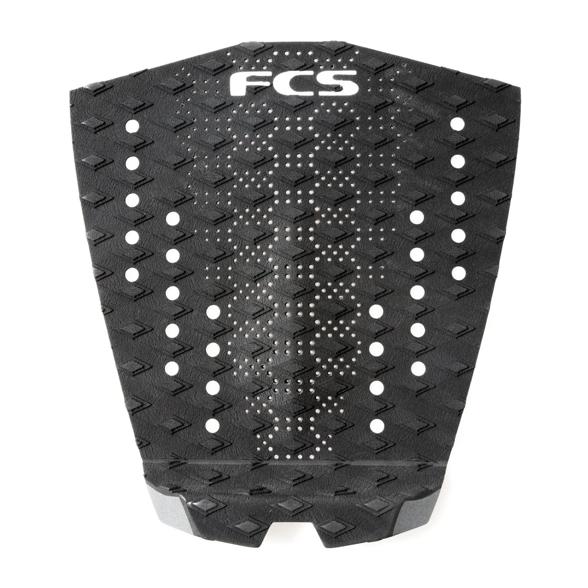 FCS T1 ECO Surfboard Traction Pad - Black Charcoal Traction Pad
