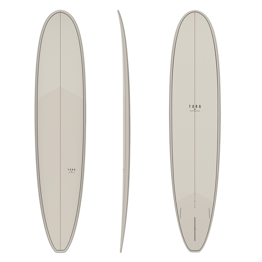 Torq 9'0" Longboard Epoxy Surfboard - Light Stone Pattern Surfboard