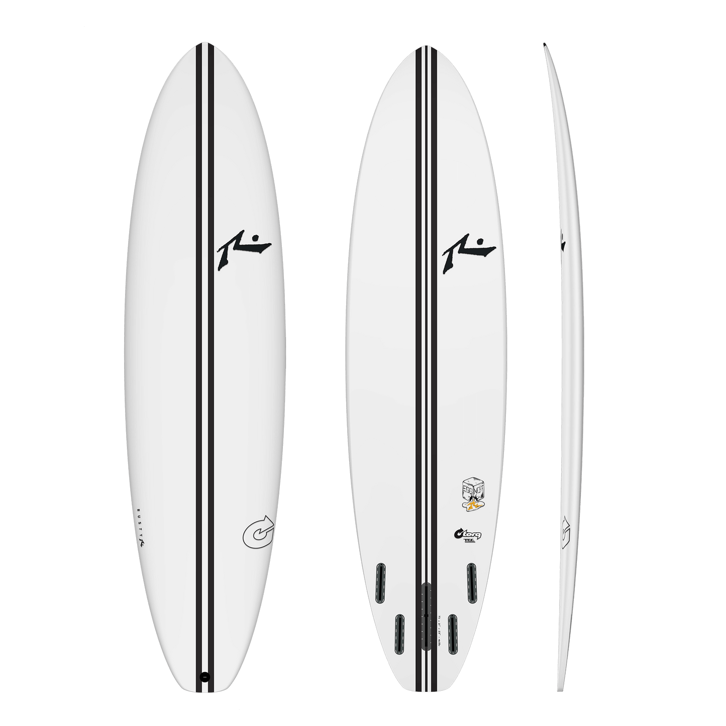 Rusty Surfboards Egg Not x Torq Epoxy 6'10 x 20.75” x 2.74”- 43.8 ltr Surfboards