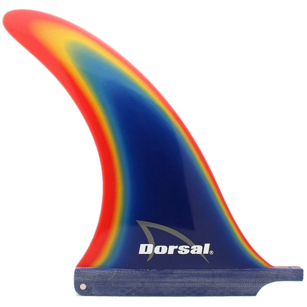 DORSAL Transition Rainbow Blue Fiberglass SUP Surf Longboard Surfboard Fin Longboard Rainbow Fins Rainbow Fiberglass