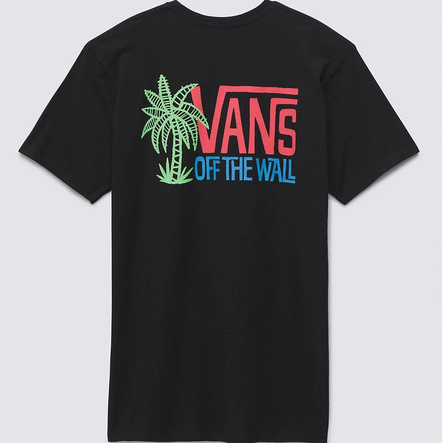 VANS Palm Lines SS Tee-Shirt - Black Mens T Shirt