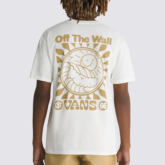 VANS Sun and Surf Men's Tee-Shirt - Off White Mens T Shirt