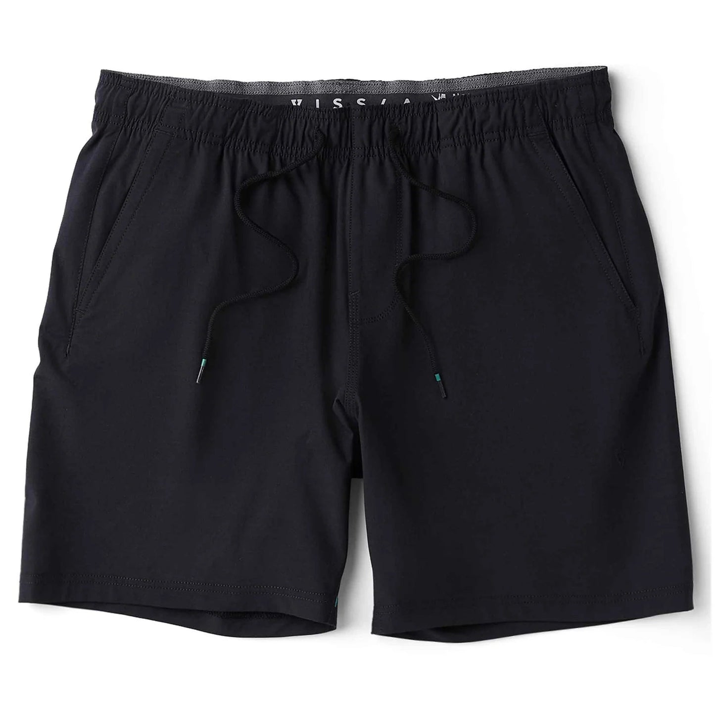 Vissla Hemp No See Em's ECO Elastic Shorts 18" - Black Mens Shorts