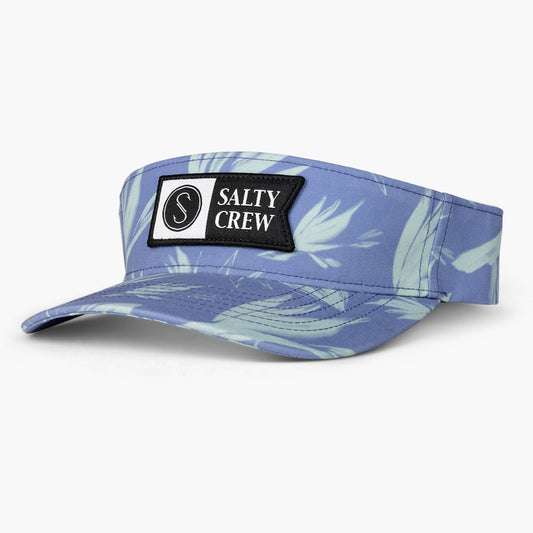Salty Crew Alpha Flag Visor - Blue Dusk Hats