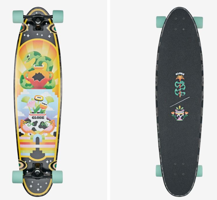 Globe Archer Complete Longboard Skateboard - Daybreak Longboard Skateboard