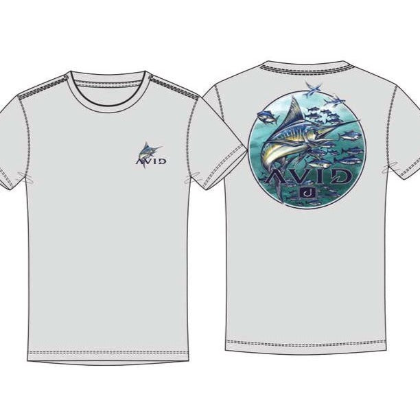 Avid Blue Water Bullies T Shirt SS - Silver – SURF WORLD SURF SHOP