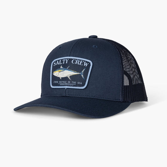 Salty Crew Big Blue Tuna Retro Trucker Hat - Navy Mens Hat