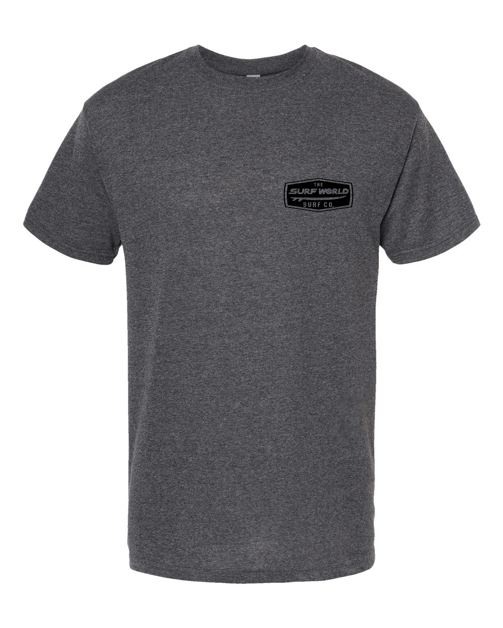 Surf World Boltz Motors Tee - Dark Heather Grey Mens T Shirt