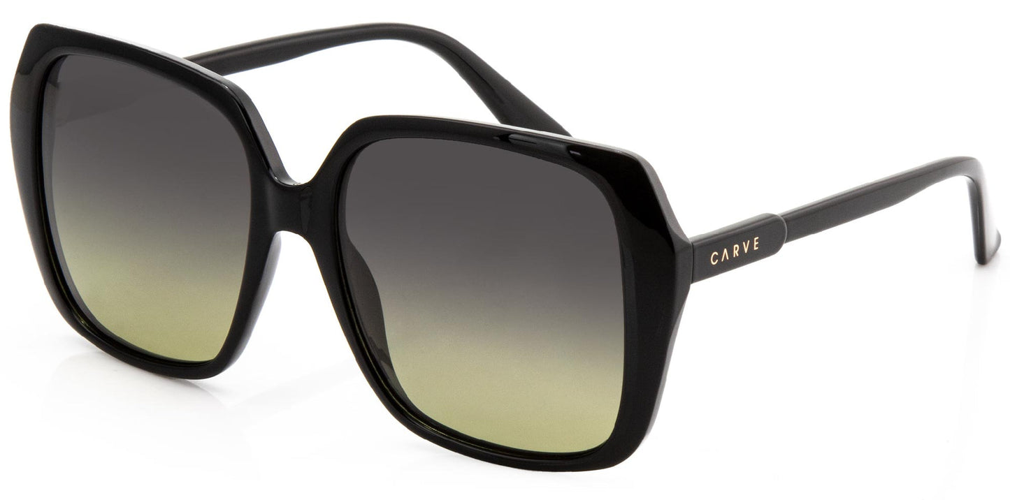 Carve Ebony Polarized Sunglasses - Gloss Black Sunglasses