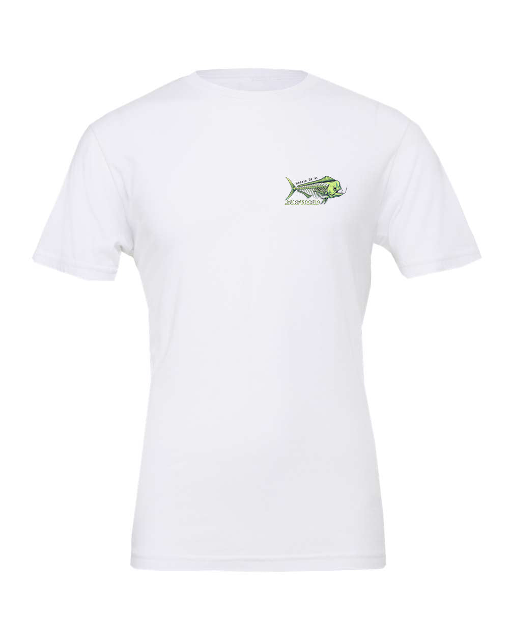 Surf World Hooked Up Mahi Tee Shirt - White Mens T Shirt